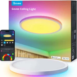 Govee Round Smart Ceiling Light, rund plafond, 30 cm, hvid