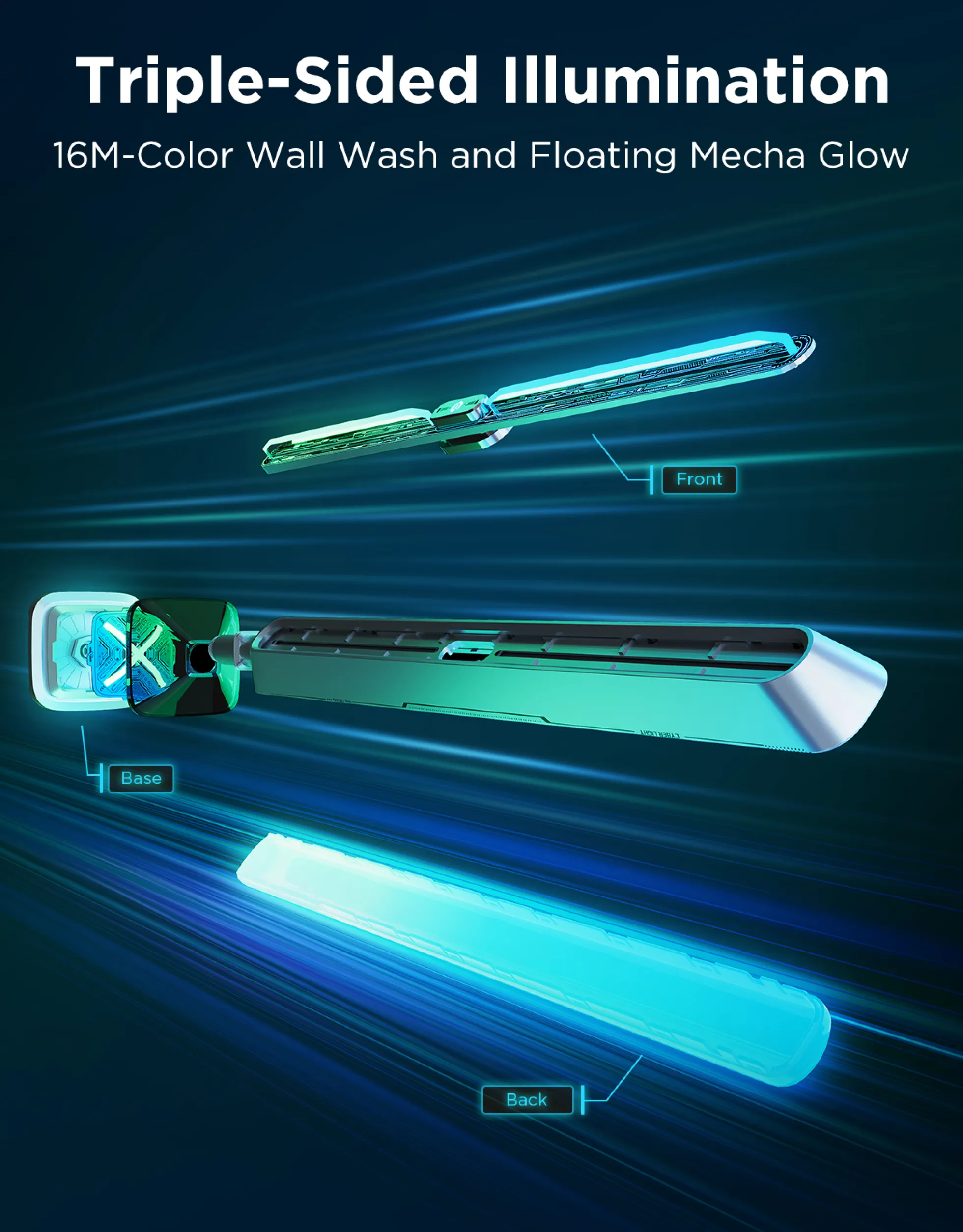 Govee Smart Gaming Light Bars Pro, gamer lys