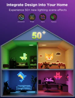 Govee Smart Mini Panel Lights - 10-pak