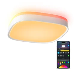 Govee Square Smart Ceiling Light, firkantet plafond, 30 cm, hvid