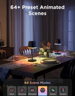 Govee Table Lamp Classic, smart bordlampe, RGBIC, Wi-Fi, Matter