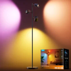 Govee Tree Floor Lamp, gulvlampe, Bluetooh + Matter, sort