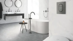 Grohe Arena Cosmopolitan betjeningsplade, til 2-skyls/start-stop, pneumatisk, krom