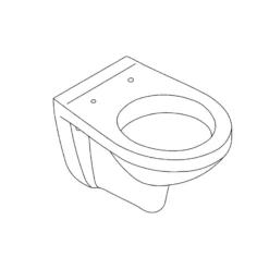 Grohe Bau Ceramic toiletskål, krom