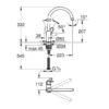 Grohe BauFlow køkkenarmatur, krom