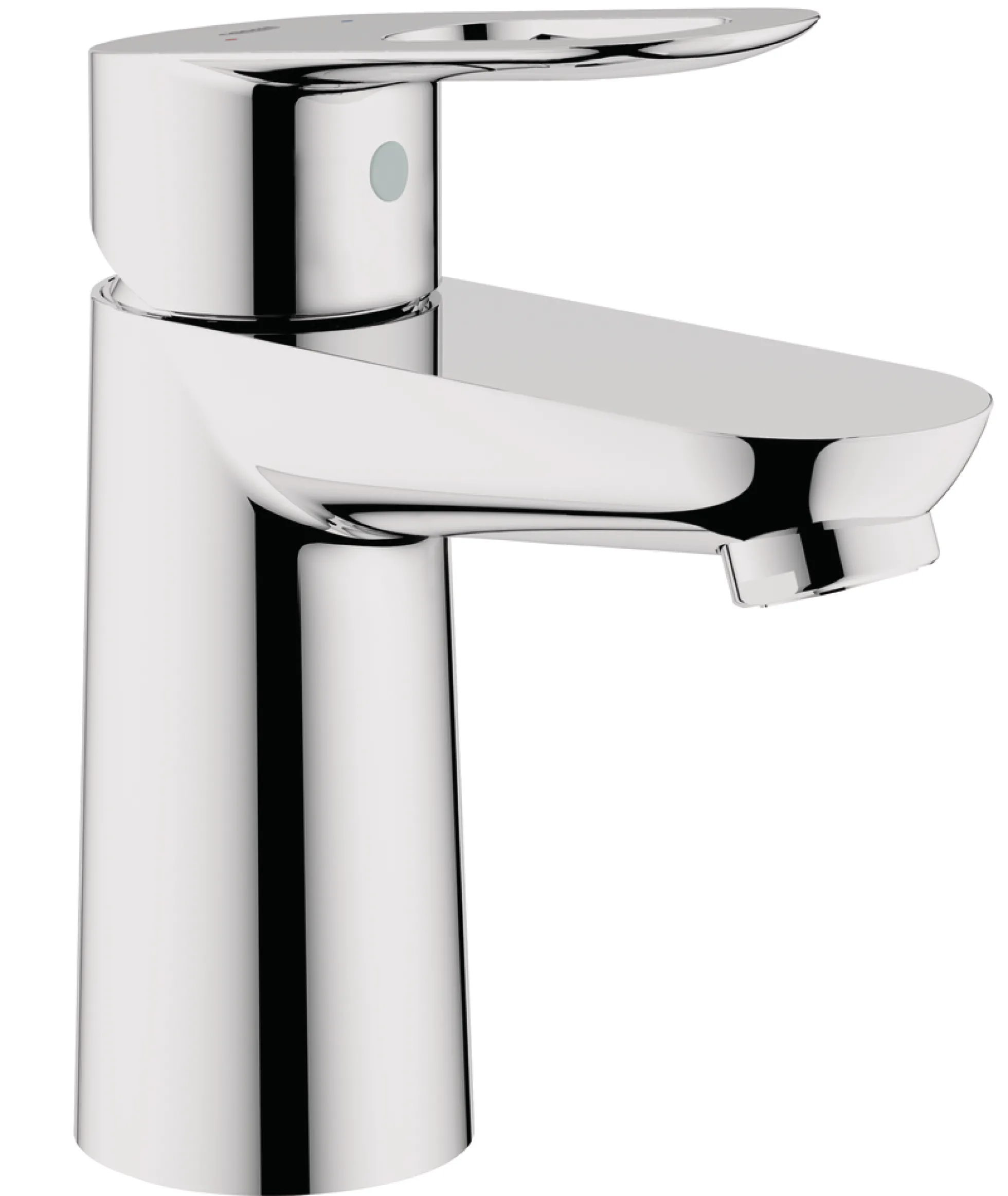 Grohe BauLoop håndvaskarmatur glat krop, krom