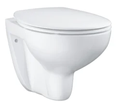 Grohe Bau væghængt toilet, inkl. soft close sæde, krom