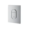 Grohe Betjeningsplade Arena Cosmopolitan, 156 x 197 mm, matkrom