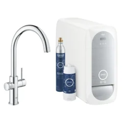 Grohe Blue Home køkkenarmatur, C-tud, 1-grebs, filter