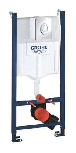 Grohe Cisterne, 113 centimeter, med krom plade, Skyllemængde 3/4, 5 liter