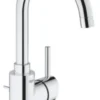 Grohe Concetto Zero håndvaskarmatur, 1-grebs, L-Size, løftestang med bundventil, krom