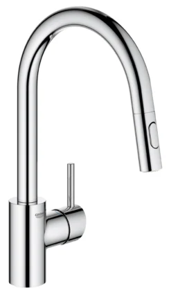 Grohe Concetto Zero køkkenarmatur med udtræk/brus, C-tud, 1-grebs