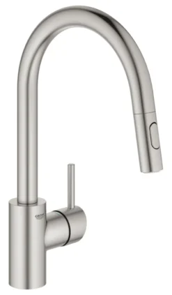 Grohe Concetto Zero køkkenarmatur med udtræk/brus, C-tud, 1-grebs