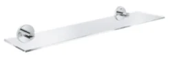 Grohe Essentials glashylde, 38 cm bred, 14, 5 cm dyb, messing/glas
