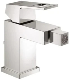Grohe Etgrebsbatteri, Europlus, 126mm tud, 1 hul til bidet, med bundventil, krom