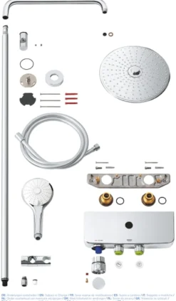 Grohe Euphoria SmartControl 260, brusesystem, krom