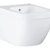 Grohe Euro Ceramic, væghængt bidet, hvid