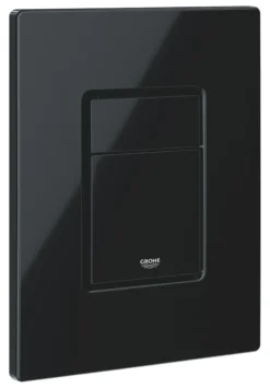Grohe Even betjeningsplade, 156x197mm, 2 skyl, glossy black
