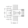 Grohe Indbygningsventil 1/2", krom