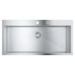 Grohe K800, rustfri stålvask, nedfældet/planlimet, 1024x510mm