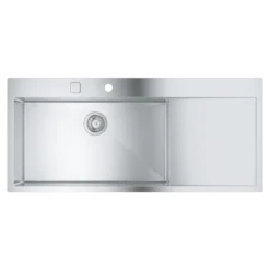 Grohe K1000, rustfri stålvask, nedfældet/planlimet, 1160x520mm
