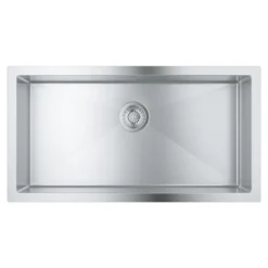 Grohe K700 rustfri stålvask, underlimet/planlimet/nedfældet, 864x464mm