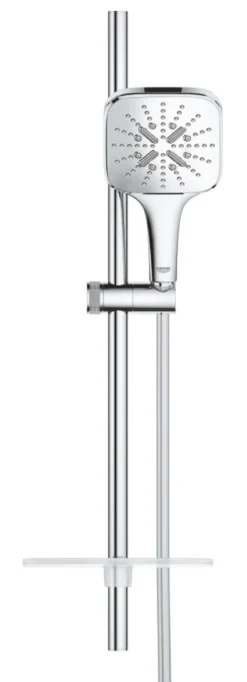 Grohe Rainshower SmartActive Cube 130 mm brusestangsæt, 600mm brusestang, krom