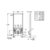 Grohe Rapid SL bidet, 1, 13 meter, krom