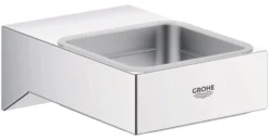 Grohe Selection Cube holder, metal, krom