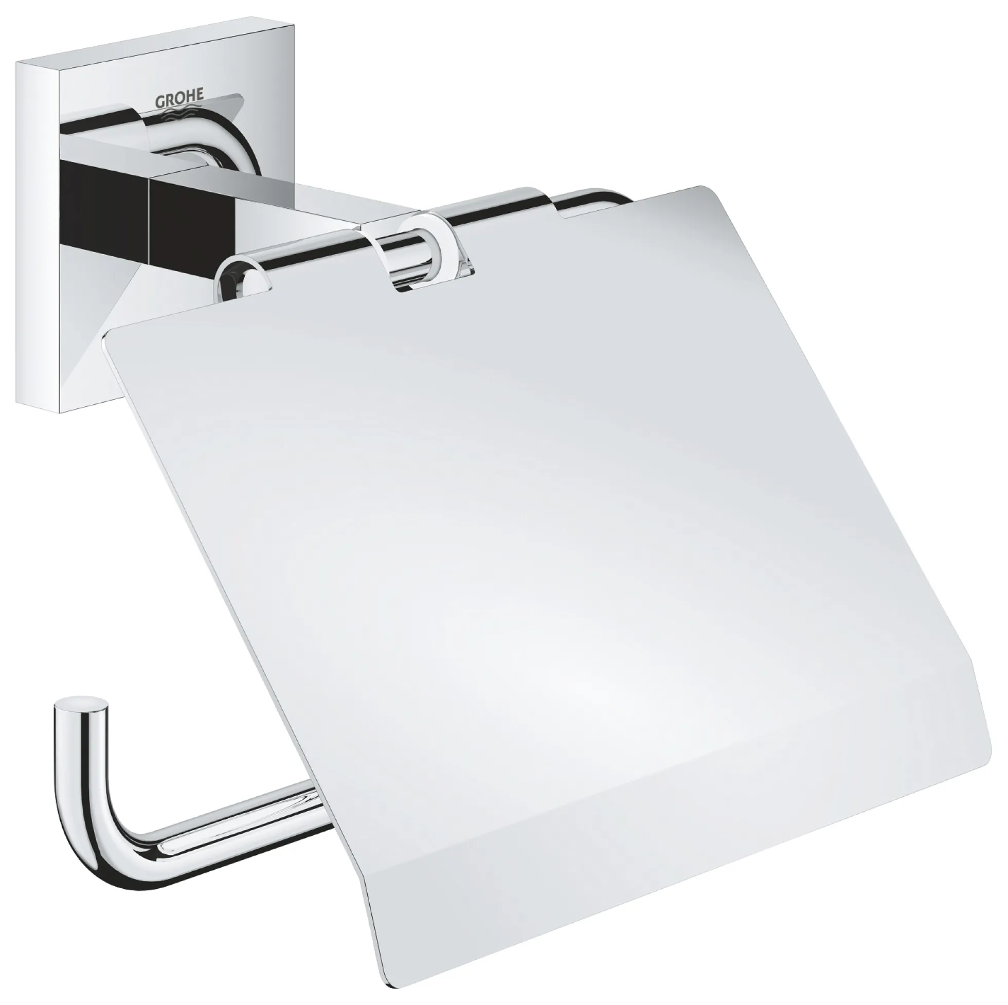 Grohe Start Cube toiletpapirholder med låg, metal