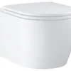 Grohe Start Round Ceramic, væghængt toilet, hvid