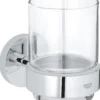 Grohe Start tandkrus, med krystalglas glas/metal, blank, forkromet, krom