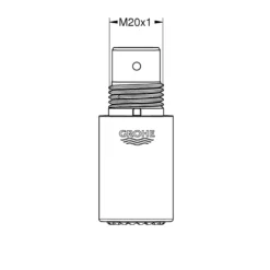 Grohe Stråleregulator, krom