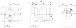 Grundfos MAGNA3 32-80 180 mm, cirkulationspumpe