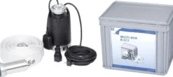 Grundfos Multiboks B-CC7 A1 – komplet Dyk-/drænpumpe sæt m. 15 meter slange, komposit
