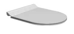 GSI Kube X Slim toiletsæde, softclose, quick release, antibakteriel, hvid