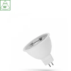 GU5.3 LED pære, 6W, 12V, 450lm, 55°, MR16, 6000K