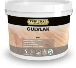 Gulvlak mat, 4,5 liter, farveløs - Trip Trap