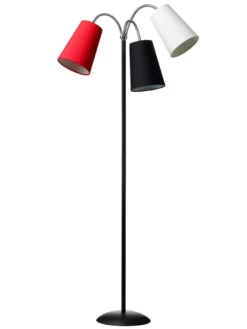 Gulvlampe Salsa Sort Med R-S-H Skærme