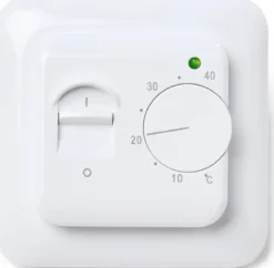 Gulvvarmetermostat HC15 Busch Jäger, med gulvføler, hvid