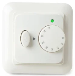 Gulvvarmetermostat HC30-15 Busch Jäger, rum- og gulvføler, hvid