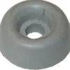 Gummibuffe Ø19x10 mm, grå, BUF1910