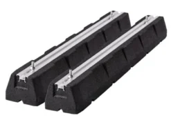 Gummikonsol til varmepumpe med montageskinne, 1000 mm