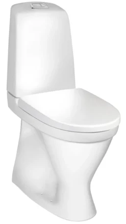 Gustavsberg Nautic, gulvstående toilet, højmodel 46cm