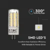 G4 3,2W LED pære, 12V, Samsung LED chip, 3000K (restsalg)