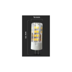 G4 3,2W LED pære, 12V, Samsung LED chip, 3000K (restsalg)