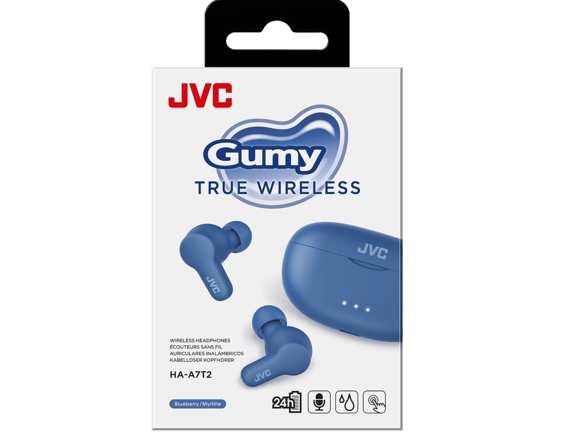 HA-A7T2-A-U, Gumy true wireless earphones, blue