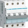 Hager MCN automatsikring, C, 20A, 3P+N, 6kA, 4 modul