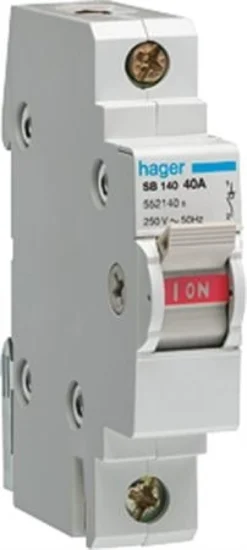 Hager SBN116 – Afbryder, 16A, 1-polet