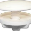 Hanehulsprop, hvid, Ø50 x 70 mm